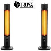 Resim Troya By Hook TR- 402 Kule Tipi Mikatronik Dik Isıtıcı, Elektrikli Soba 