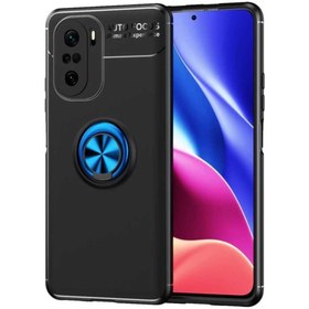 Resim KVY Xiaomi Redmi K40 Yüzüklü Manyetik Ravel Kılıf 