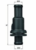 Resim MAHLE TH580 | Termostat 80°C 05-Psst-Jtta-Leo-Tld 2.0Fsi-Tfsi 