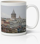 Resim Galata Kulesi Baskılı Kupa Bardak Baskılı Kahve Kupa Bardak-6 