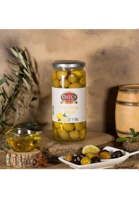 Resim Datça Limon Kabuğu Dolgulu Yeşil Zeytin Cam 480 G 