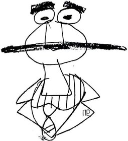 Resim Nezih Danyal Tipler Kişiye Özel Sertifikalı Sınırlı Fine Art Karikatür Baskı NTP00034 
