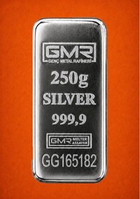 Resim GMR 250 Gram Külçe Gümüş 