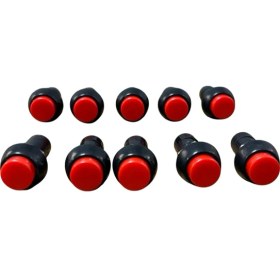 Resim Universal Mini Anahtar Buton Kalıcı Kırmızı Düğme 05-Bu5-1r 10 Adet Fiyatı 