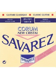 Resim Savarez 656137 Corum New Cristal 500cr Takım Klasik Gitar Teli Parlak Ve Net Ses, Uzun Ömürlü Kullanım, Yüksek Korozyon Direnci 