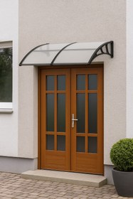 Resim Genel Markalar LUPIN Kapı Pencere Üstü Pratik Sundurma 105x240 - Şeffaf 