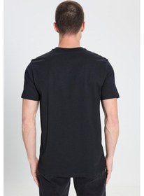 Resim Regular Fit T-shirt Black Black Siyah 