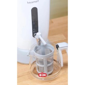 Resim Gri Elektrikli Semaver, Pratik ve Şık Içme Keyfi 