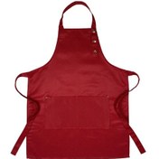 Resim Organic Bug Aşçı İçin Su Geçirmez Cepli Mutfak Önlüğü 307644133 Kırmızı 