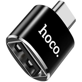Resim Hoco. Ua5 Tak Çalıştır Type-c To Usb Dönüştürücü - Siyah 