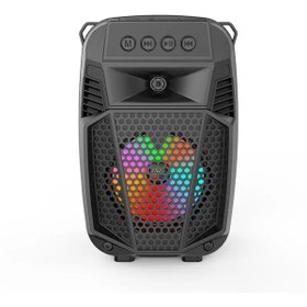 Resim Concord ZQS1430 Rgb Ledli 4 İnç Bluetooth Hoparlör 