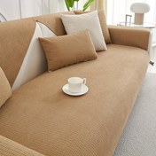 Resim 1 Adet Tek Renk Japon Tarzı Koltuk Yastığı, Kaydırmaz Basit Koltuk Örtüsü, Çizilmeye ve Tüy Dökülmeyen Çoklu Renk ve Desenli Makinede Yıkanabilir Oturma Pedi - Salon İçin Uygun 