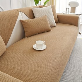 Resim 1 Adet Tek Renk Japon Tarzı Koltuk Yastığı, Kaydırmaz Basit Koltuk Örtüsü, Çizilmeye ve Tüy Dökülmeyen Çoklu Renk ve Desenli Makinede Yıkanabilir Oturma Pedi - Salon İçin Uygun 