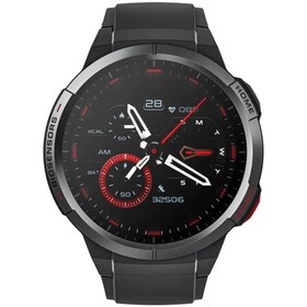 Resim Mibro Watch GS 1.43 İnç Amoled HD Ekran GPS 5 ATM Su Geçirmez Akıllı Saat Siyah 