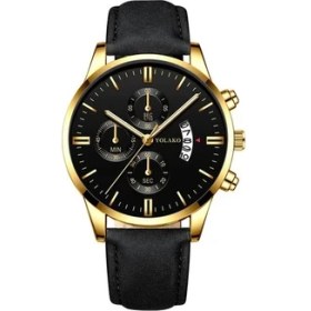 Resim Caven Denton Gösterildiği Gibi 4 Reloj Hombre Moda Erkekler Paslanmaz Çelik Izle Lüks Takvim Kuvars Kol Saati Iş Saatleri Adam Saat Relogio Masculino (Yurt Dışından) 
