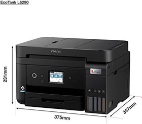 Resim Epson EcoTank L6290 A4 Çok Fonksiyonlu Renkli Yazıcı, Wi-Fi, Çift Taraflı, Mürekkep Tanklı, Tarayıcı, Fotokopi, Faks 