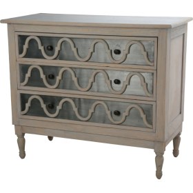 Resim Gan Decor Çinko Tablalı 3 Çekmeceli Şifonyer 