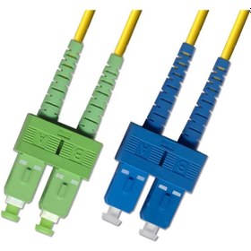 Resim Cabex Sc/apc 'den Sc/upc 'ye Dublex Fiber Optik Patchcord Singlemode 2 Mt 