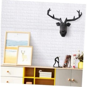 Resim Eco Lounge 3D Tuğla Desenli Kendinden Yapışkanlı Duvar Paneli 58X38 cm 