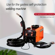 Resim 1pc 14AK Hava Korumalı Kaynak Torch, Metal Yapı, Korozyon Direnci, Dayanıklı Kablo, Entegre Kontrol, Pil Gerekmez, Gazsız Kaynak Makineleri için 