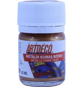 Resim Artdeco Metalik Kumaş Boyası 228 Bakır 