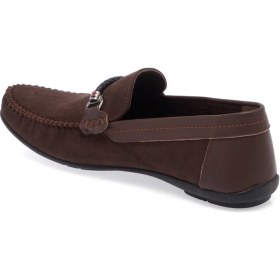 Resim Tergan Kahve Hakiki Deri Erkek Loafer - E25I1AY57157-A39 
