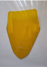 Resim Motocam Yuki Vampire 125 Ön Cam 2023-2026 Model 43cm Sarı Renkli Sportif 