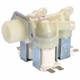 Resim Su Giriş Ventili Üçlü 180 Derece Metal Biraketli 12Mm 220V Ac - 427518641 