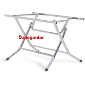 Resim Ozdoganlaravm Ahşap-Werzalit 80 Cm Yuvarlak Kare Uyumlu Katlanabilir Masa Ayak 