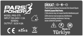Resim Notebook Adaptör - PRS-075 - Pro A1229 L Tip 85W Late 2007 Muadili ile uyumlu 