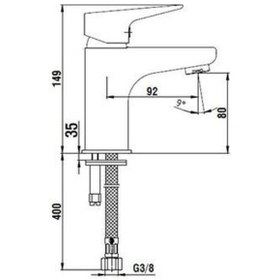Resim Ar Fia Lavabo Bataryası Mat Siyah 103508962 