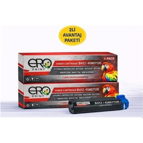 Resim Oki Mb472w Uyumlu Toner - 7000 Sayfalık - İkili Paket 