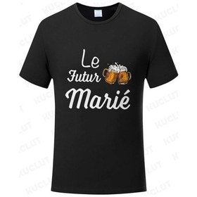 Resim Kuclut Fransız Evlilik Takımı Bekarlığa Veda Partisi T-shirt Damat Moda Grafik Düğün Tişörtwhıteerkek WHITE 