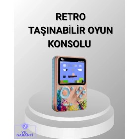 Resim OtoTech Mini Retro Oyun Konsolu 500 Oyunlu 3.0 Inç Ekran ve Şarjlı Batarya 