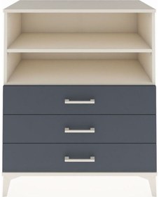 Resim Hyperion Şifonyer 2 Raflı 3 Çekmeceli 88x44x106 Aytaşı-antrasit Aytaşı 