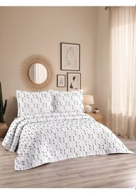 Resim Luna 3 Parça Çift Kişilik Pike Takımı Lacivert 230 X 240 Cm Lacivert 