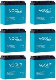 Resim 12v 24ah Jel Akü 6'lı Set 72v Elektrikli Motosiklet İçin 