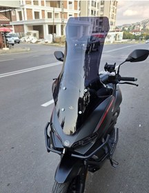 Resim Motocam Rks Lince 125 Ön Cam 2021-2026 Model 78cm Siyah Renkli 4mm Uzun 