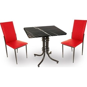 Resim Beymobilya Buket Werzalit Kare Esb -Gözde 2Li Mutfak Masa Takımı (70X70) 