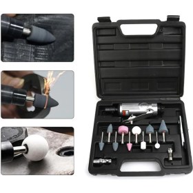 Resim UmoTech Profesyonel 15 Parça Havalı Kalıpçı Taşlama Seti - Dayanıklı ve Ergonomik 