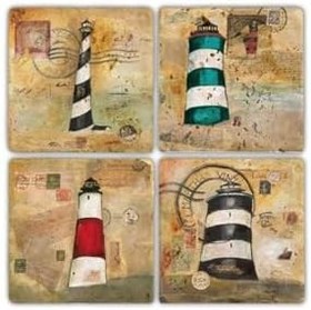 Resim Oscar Stone Decor Oscar Stone Doğaltaş Bardak Altlığı- 4 Lü Set(10 Cm X10 Cm) Ba256 