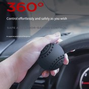Resim 360° Silikon Direksiyon Yardımcı Topu, Kaymaz, Yüksek Kaliteli, Tek Elle Dönüş Yardımcı, Arabalar, Kamyonlar, Kolay Tutma, Dayanıklı, Araç Iç Aksesuarı 