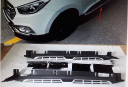 Resim Hyundai İx35 Uyumlu Yan Basamak Koruma Marşpiyel 2010-Sıde Step Square Style 