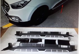 Resim Hyundai İx35 Uyumlu Yan Basamak Koruma Marşpiyel 2010-Sıde Step Square Style 