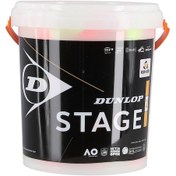 Resim Dunlop Stage 2 Turuncu 60 Lı Kova Çocuk Tenis Topu 