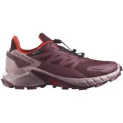 Resim Salomon Supercross 4 Gtx W Tawny Port/deauville Mauve/cherry Toma 001 