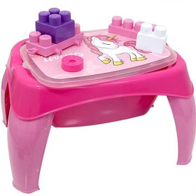 Resim Dolu Oyuncak Aktivite Masası 30 Parça Büyük Bloklar - Standart / Standart 