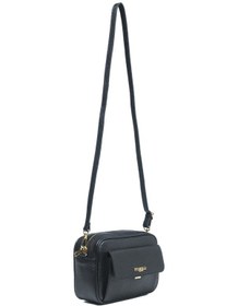 Resim Çapraz Çanta Kadın Sandy Piumelli Milano Bag D28 Black Siyah 