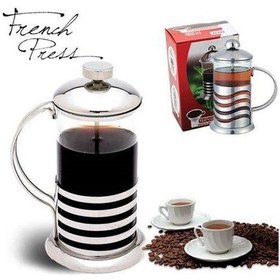 Resim French Press Kahve Filtre Bitki Çayı Demleme Kupası Metal 350 ML Metal 
