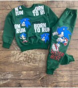 Resim Sonic Unisex Yeşil Eşofman Takımı Yeşil 